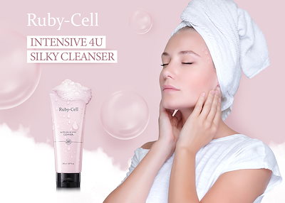 Qoo10] Ruby-Cell インテンシブ4Uシルキークレンザー水分マ : スキンケア