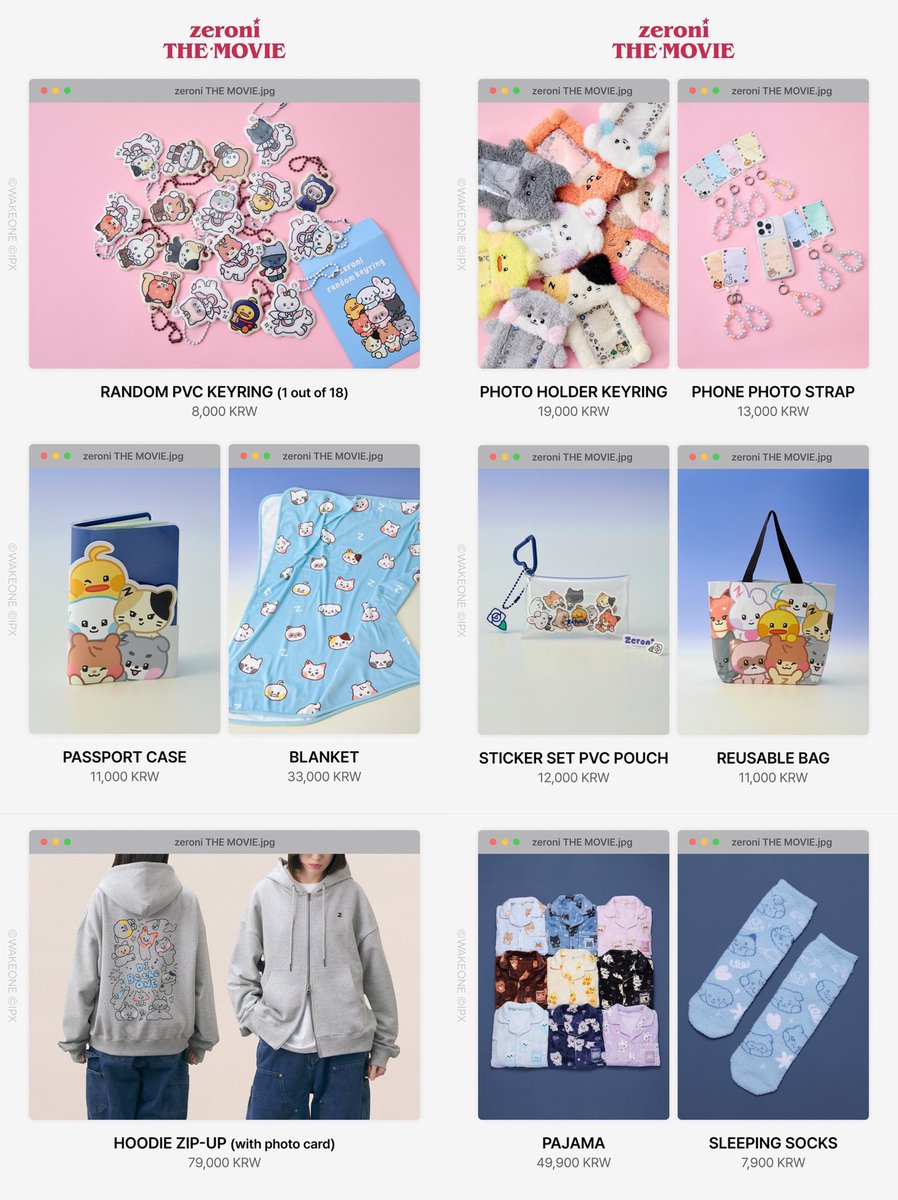 zeroni THE MOVIE POP-UP MD🧣👑❄️ ゼロニの新作 Qoo10にて予約開始