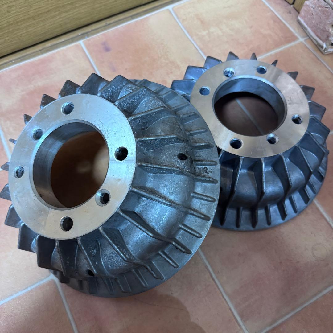 ローバーミニ　アルミ製ブレーキドラム ローバーミニ アルミフィンドラム 1台分 新品 MINIFINS : SAMIMPORT