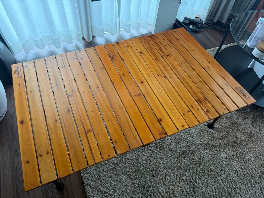 コールマン　ナチュラルウッドロールテーブルクラシック110 ナチュラルウッドロールテーブル クラシック（110）の通販｜キャンプ