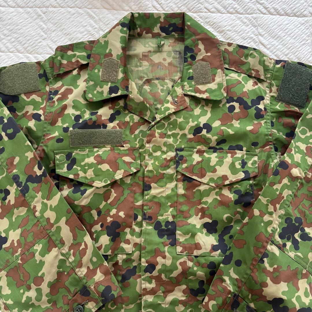 生産終了 PX品 陸上自衛隊 迷彩服 防暑3型 麻混リップストップ 生産終了 PX品 陸上自衛隊 迷彩服 防暑3型 麻混リップストップ 上下