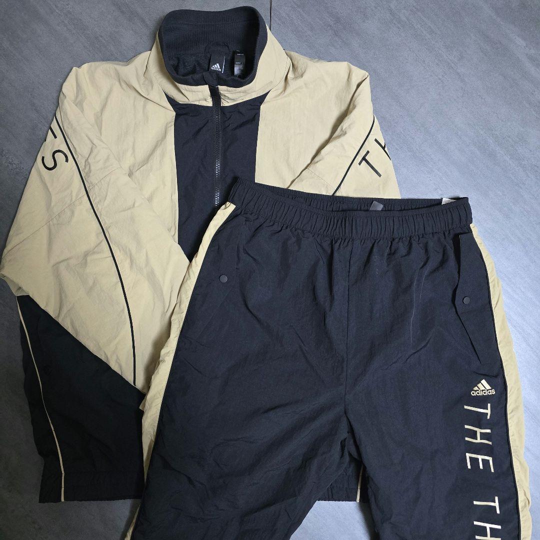 adidas ウィンドブレーカー上下 THE THREE STRIPES adidas（アディダス） ウインドブレーカー 上下セット メンズ